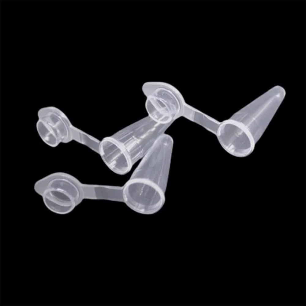 Instrumentos y Equipos de Laboratorio Tubo de centrífuga de pared ultrafina con tapa plana de 0,2 ml y 0,1 ml (paquete de 1000)(0.1ml)