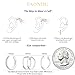 Ear Cuffs for Women Non Piercing Sterling Silver Ear Cuff Earrings Trendy Cubic Zirconia Cartilage Clip On Earrings for Women hypoallergenic Huggie Hoop Earrings Fake Pierced for Women Jewelry Gifts