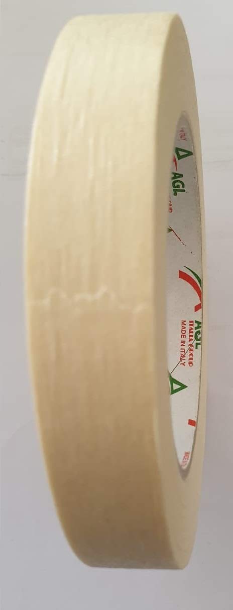 96 ROTOLI 18mm x 50Mt MASKING CARTA GOMMATA NASTRO ADESIVO PER MASCHERATURA IMBIANCATURA IMBALLAGGIO (96 ROTOLI)