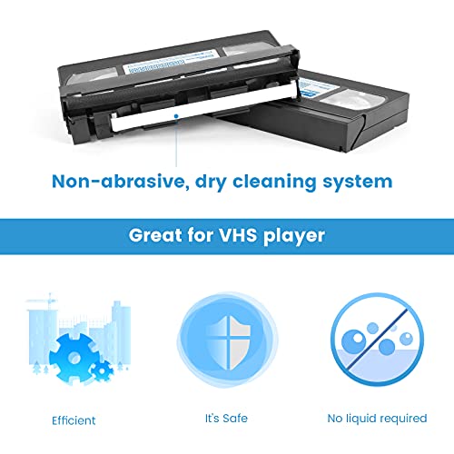 image for Reshow VCR Head Cleaner/VHS Head Cleaner - VHS Video Head Cleaner for 