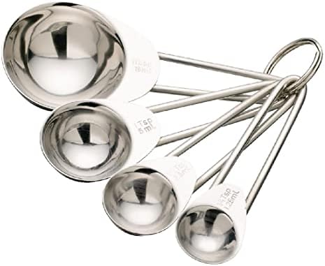 YATEICBC Messlöffel Set 4-tlg - Edelstahl 1/4TL Bis 1EL Küchenwaage