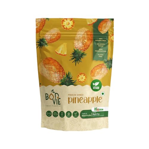 BONVIE Freeze dried fruits mix | Healthy Snacks for Kids and Adults (Pineapple) Pack of 1 (B0CMTGS34S) Amazon Price History, Amazon Price Tracker