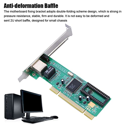 Tarjeta de Red PCI Gigabit Ethernet para PCs de Escritorio, Adaptador de Red PCI 8169 Gigabit Ethernet miniatura 6