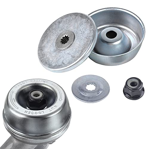 YPLonon Lawnmower Stihl Blade Adapter Kit 5PCS Brushcutter Strimmer Solid Blade Thrust Washer Rider Plate Collar Nut Screwdriver Blade Replacements Adapter Maintenance Kit for Trimmers Brush Cutter - Image 3