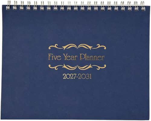 Ritadeshop 5 Year Calendar Planner Blue