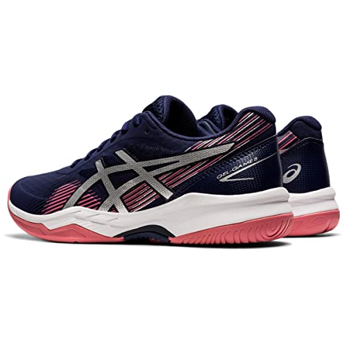 ASICS Tênis feminino Gel-Game 8, Pavão/prata pura, 6
