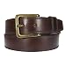 Carhartt Men's Double Row Stitching Snap Fasteners Brass Buckle, Brown, 42