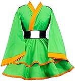 Skycos Women's Freecss Cosplay Costume Anime Kurapika Kurta Kimono Dress Outfits US Size (Medium,...