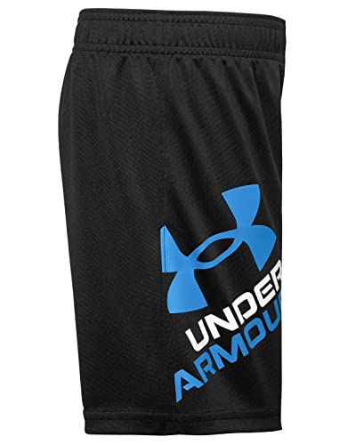 Under Armour Boys' Prototype Symbol Short, Wordmark Screen Print, Elastic Waistband, Black S21, 5 #TOP1
