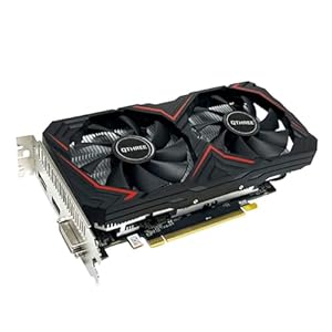 QTHREE Radeon RX 590 Grafikkarte, 8G GDDR5 256-bit, HDMI, DVI, DisplayPort, DirectX 12, 8 PIN Additional Power Connector, PCI Express x16