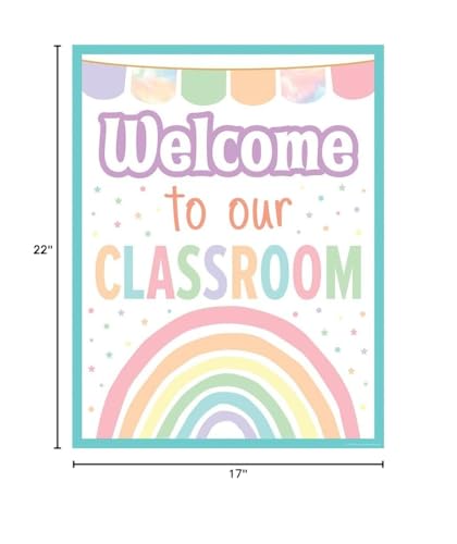 Teacher Created Resources Pastel Pop Welcome To Our Classroom Chart image 4