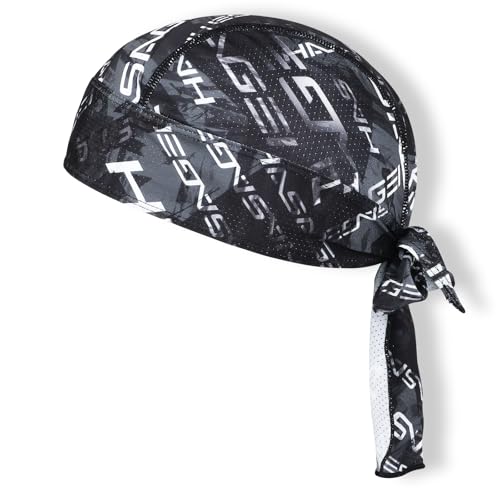HASAGEI Sports Bandana Cap Durag Bandana Pañuelo para la Cabeza Bicicleta Sombrero Transpirable Absorbe el Sudor