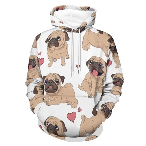 Sweatshirt carlin manches longues UMENG, coupe unisexe ajustée S
