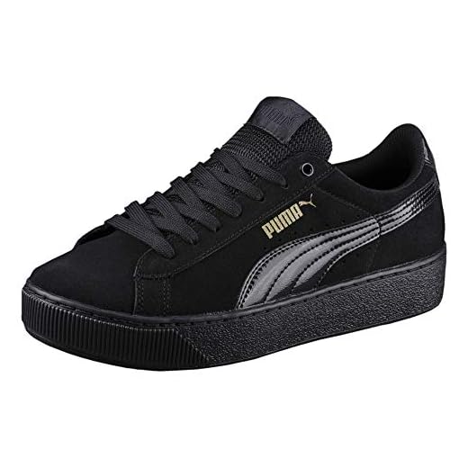 Puma Vikky Platform, Zapatillas para Mujer, Negro (Puma Black-Puma Black), 39 EU