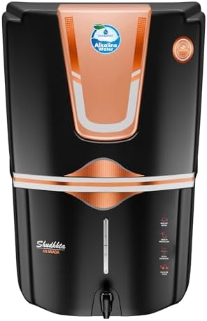 AQUA D PURE Copper + Alkaline RO Water Purifier 12L RO+UV+UF Copper+Bio-Alkaline +TDS Control+UV Purified Water, Suitable for all type of water supply 12 Liter