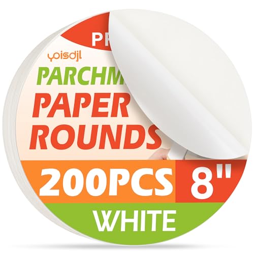 Save 10% on 200pcs 8-inch heavy duty parchment paper rounds