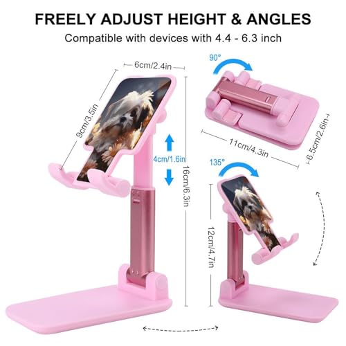 Support de téléphone portable pliable Shih Tzu support de bureau réglable Android - 2