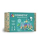 Connetix Magnetic Tiles Rainbow Ball Run Pack, 92 Pieces
