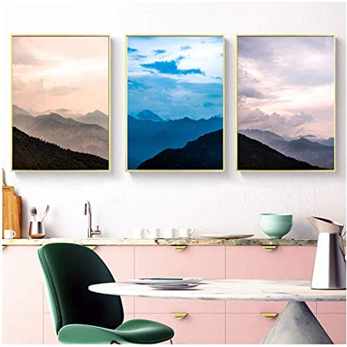Affiche montagne 50x70cm pour salon | Poster nature sans cadre