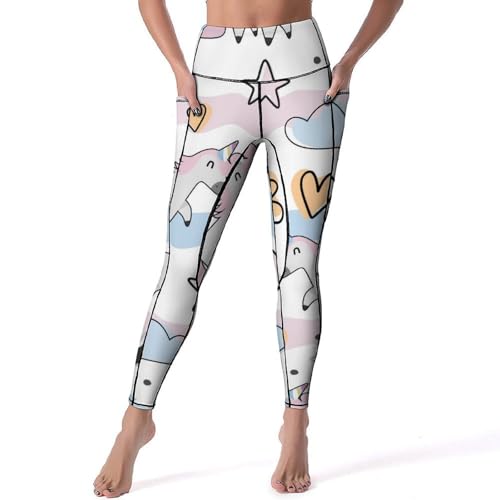 Legging licorne femmes idéal du studio de yoga au jogging urbain