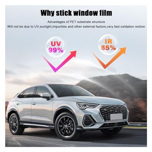image for smilfuy Car Window Tint Film for Auto Sun Shade Roll Width 20