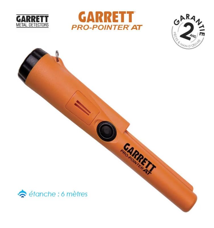 Garrett - Detecteur De Metaux Ace 300 i avec 3 Accessoires Inclus (casque audio, protege disque, protege pluie boitier)+ Propointer At Etanche