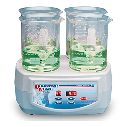 SI-5246 Digital QuadMag Genie, No Plug, 230V, 250 RPM Minimum Speed, 1300 RPM Maximum Speed, 5.1″ Height, 12″ Width, 12.25″ Length