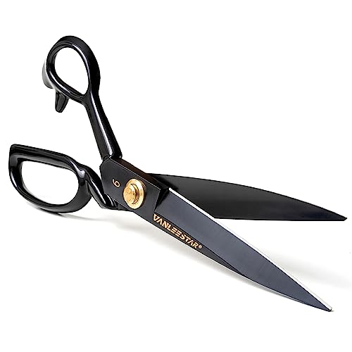 Sewing Scissors, 9 Inch Fabric Dressmaking Scissors Heavy Duty Shears Sharp Cutting for Cutting Fabric, Clothes, Leather, Raw Materials