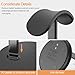 Headphone Stand with Wireless Charger, Gaming Headset Holder Hanger Rack 2 IN 1 Wireless Charging Station Dock for iPhone 15/14/13/12/11 Series, Samsung, AirPods Pro/3/2 and Desk All Headphones, Black