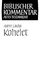 Kohelet: Studienausgabe 3788719915 Book Cover