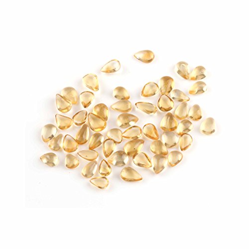 Citrine en vrac lot de 50 cabochons poire pour offrir un bijou personnalisé fait main