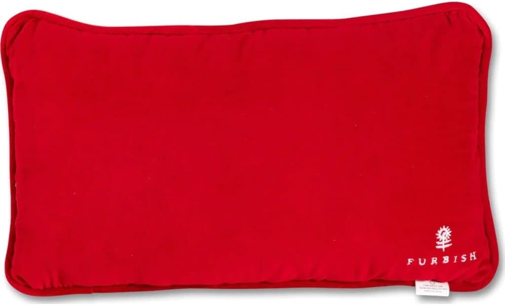 FURBISH Handmade Needlepoint Decorative Throw Pillow - Whoop There It is - 9" x 15" - Small Embroidered Accent Pillow for Bed, Chair, Couch, Sofa - Aesthetic Preppy Home Decor