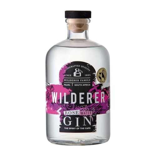 Wilderer Rose Water Gin - Handcrafted Quality/The Spirit of the Cape/Gin aus Südafrika (1 x 1.0l)