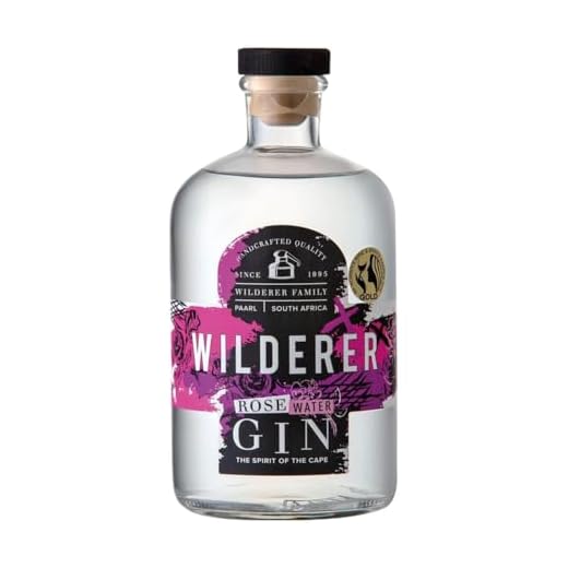 Wilderer Rose Water Gin - Handcrafted Quality/The Spirit of the Cape/Gin aus Südafrika (1 x 1.0l)