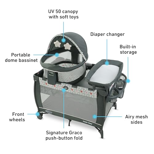 Graco Travel Dome LX Pack 'n Play Playard, Annie - image 8