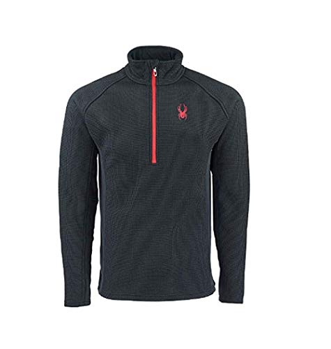 Image of Spyder Men's Standard Outbound Half Zip Mid-Weight Mock Neck Sweater