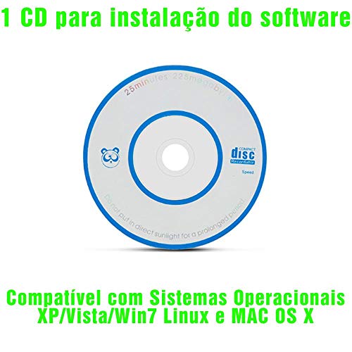 Mini Adaptador Wifi Wireless Usb 900 Mbps para Internet Computador Notebook com Antena Externa