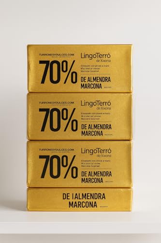 Turrón de Jijona Gourmet - LingoTerró de Oro - 500g