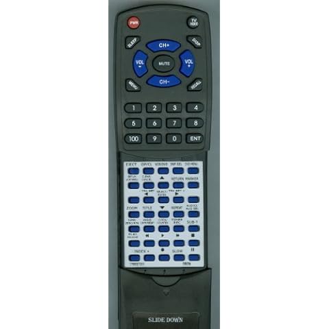 Replacement Remote Control for SANSUI VRDVD4000, DVCR2002A, VRDVD4000C, 07660ET010 Cover