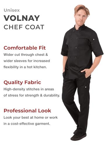 Image of Chef Works Unisex Volnay Chef Coat