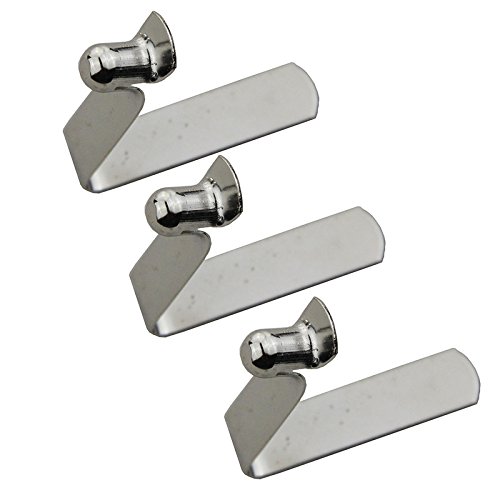 UP100 50PCS Single Button 4mm / 5mm / 6mm / 7mm / 8mm / 9mm Clips Kayak Paddle Snap Spring Clip Tent Pole Clips Awning Accresories Telscopic Tube Camping & Caravan & Chair Tube Lock?6 mm Single Pin