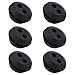 LumenTY Lot de 6 Bouchon de Tuyau de Carburant Joint de Réservoir Caoutchouc 2 Trous Passe durite Passe Durite Reservoir Debroussailleuse Accessoires