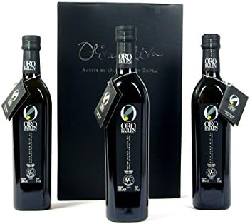 3 bottles Oro Bailen Family Reserve - Extra Virgin Olive Oil, New Harvest 2017, 17-Ounce / 500 ml