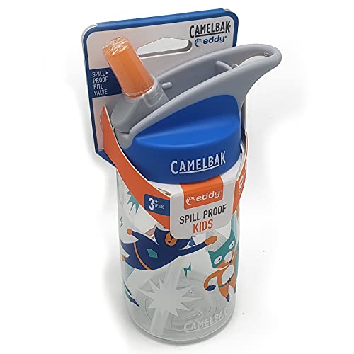 CamelBak Eddy 12oz Kids Water Bottle Superhero Animals