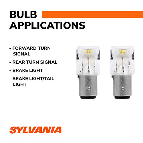 image for SYLVANIA - 1157 LED White Mini Bulb - Bright LED Bulb, Ideal for Dayti
