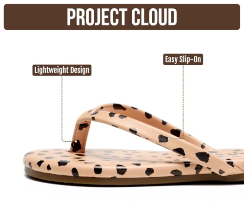 Image of Project Cloud Kids Sandals For Girls Footwear with Memory Foam Insole Kids Flip Flops - Lightweight & Slip Resistant Girls Sandals Summer Beach Essentials 2026 (Little Foundations)