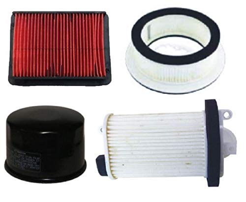 Kit de filtros E-BIKERS completo de aire y aceite compatibles con Yamaha TMAX T-MAX 530 2012 2013 2014 2015 2016