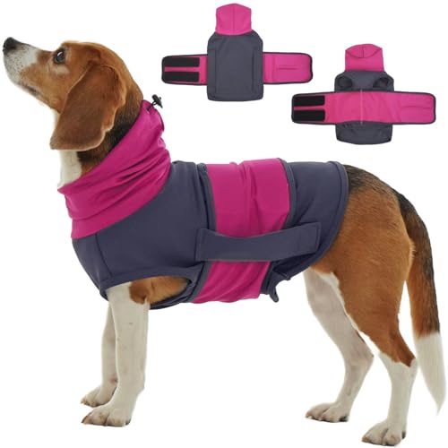 Image of MIGOHI Dog Anxiety Vest, Dogs Calming Vests,Anxiety Jacket for Small Dogs Boys and Girls,Feel Anxious and Stress,Noise Protection,Fireworks,Separation,Travel,Noise,Storms,Vet Visits,XS,Purple