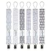 Babygoal Pacifier Clips, 6 Pack Pacifier Holder for Boys and Girls Fits Most Pacifier Styles &Teething Toys and Baby Shower Gift 6MP09