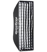 Godox UL-BOX-30*90 長方形ソフトボックス、30x90cm クイックリリースストリップソフトボックス、グリッド付き 折りたたみ式 Bowensマウント付き柔らかい箱 、撮影写真ラ...
